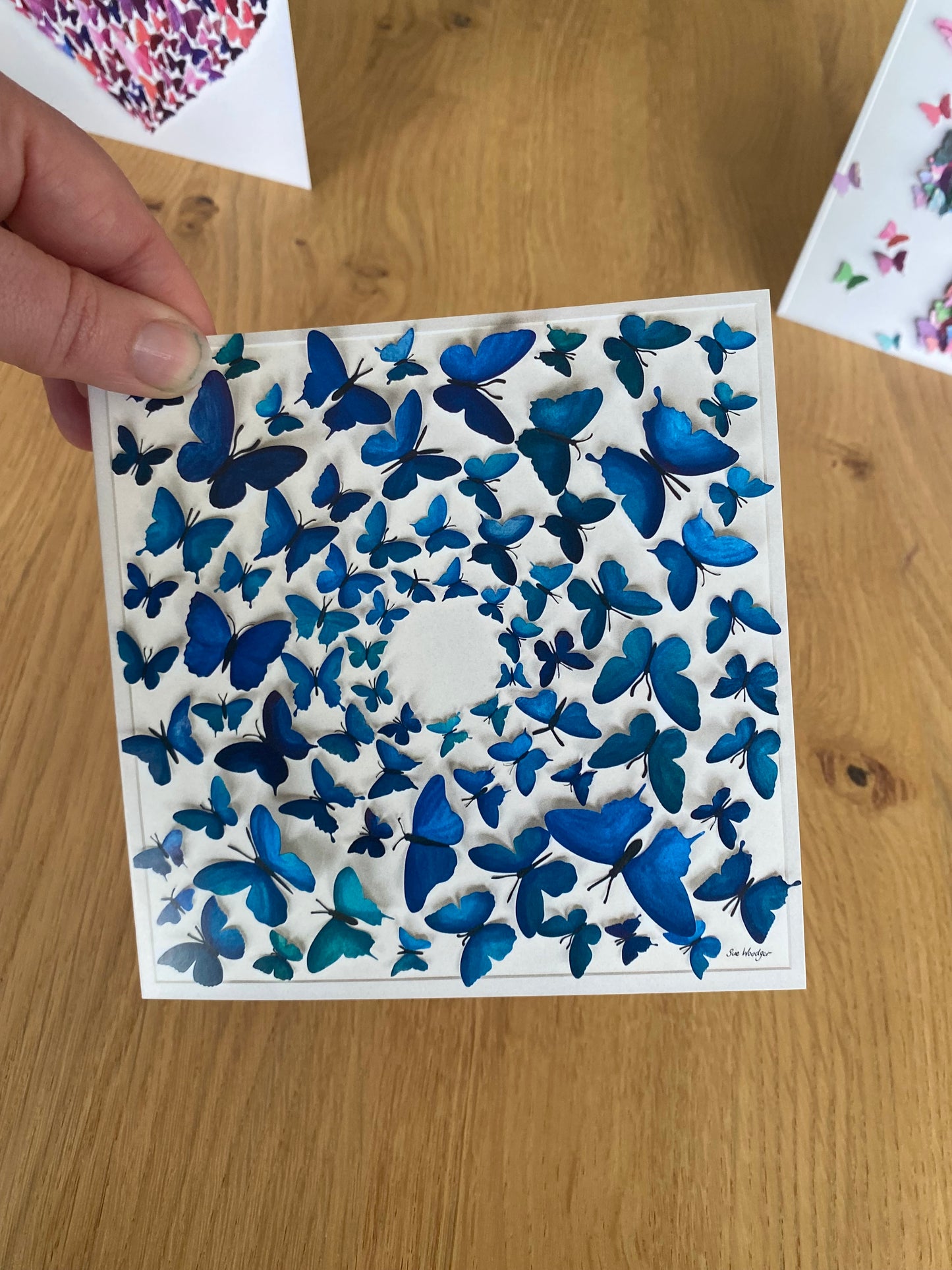 Greeting Card - Butterflies - Blank Art Cards