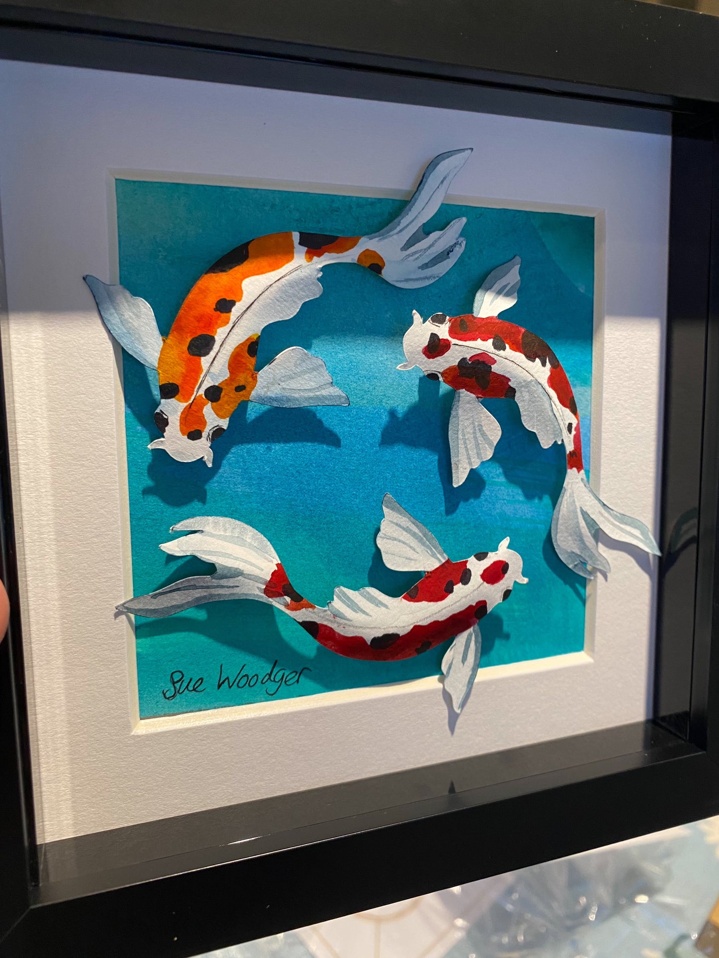 Koi Trio - small paper Koi