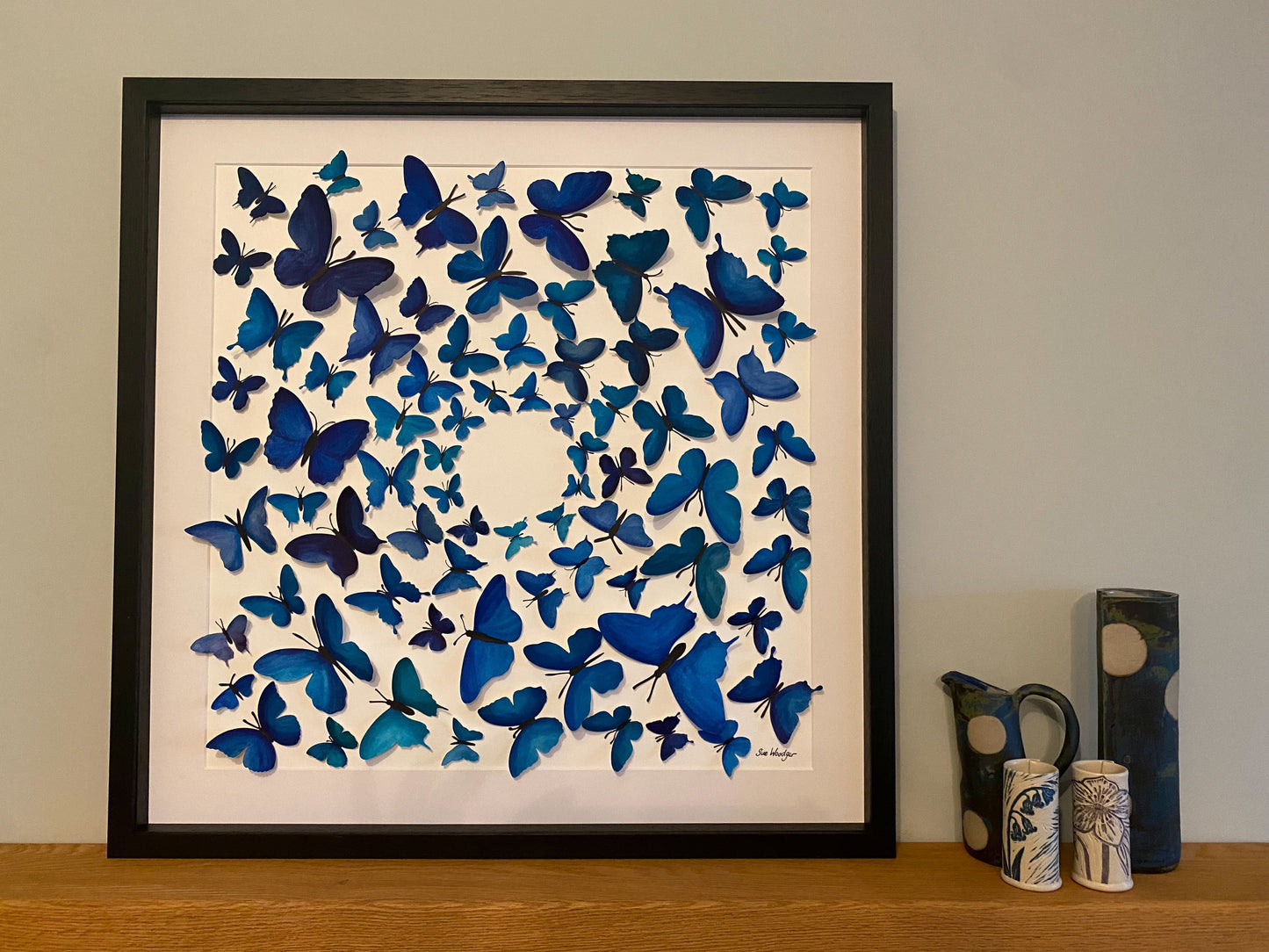 Blue Paper Butterflies - Come Fly With Me
