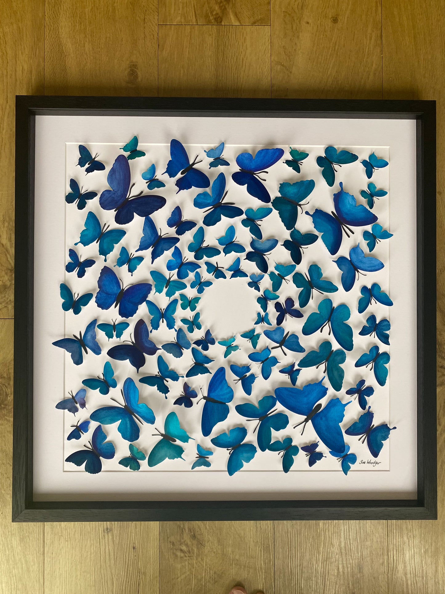 Blue Paper Butterflies - Come Fly With Me