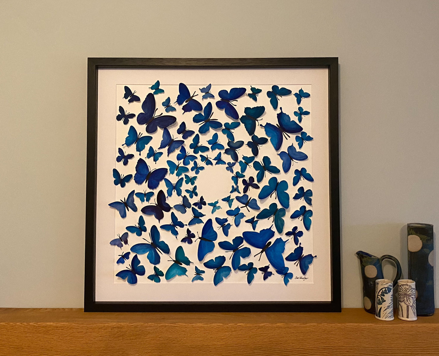 Blue Paper Butterflies - Come Fly With Me