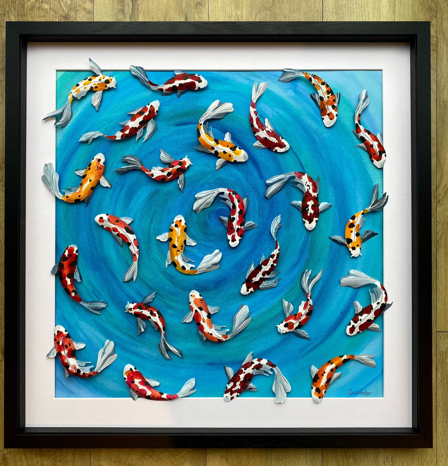 Swimming Koi - Out for a swim