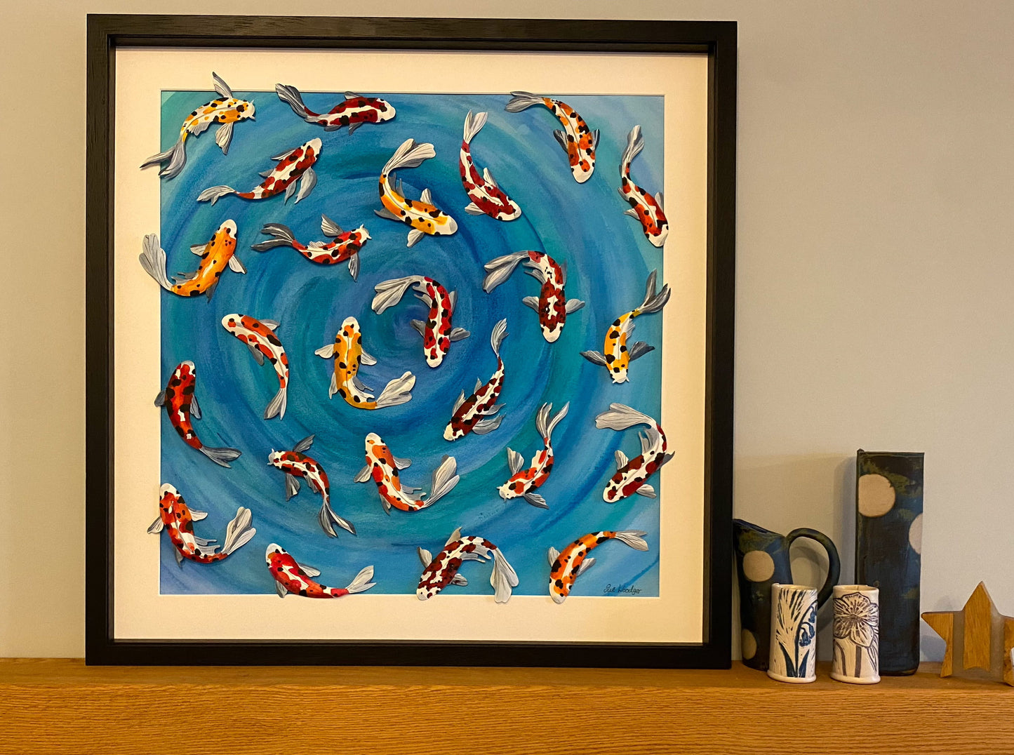 Swimming Koi - Out for a swim