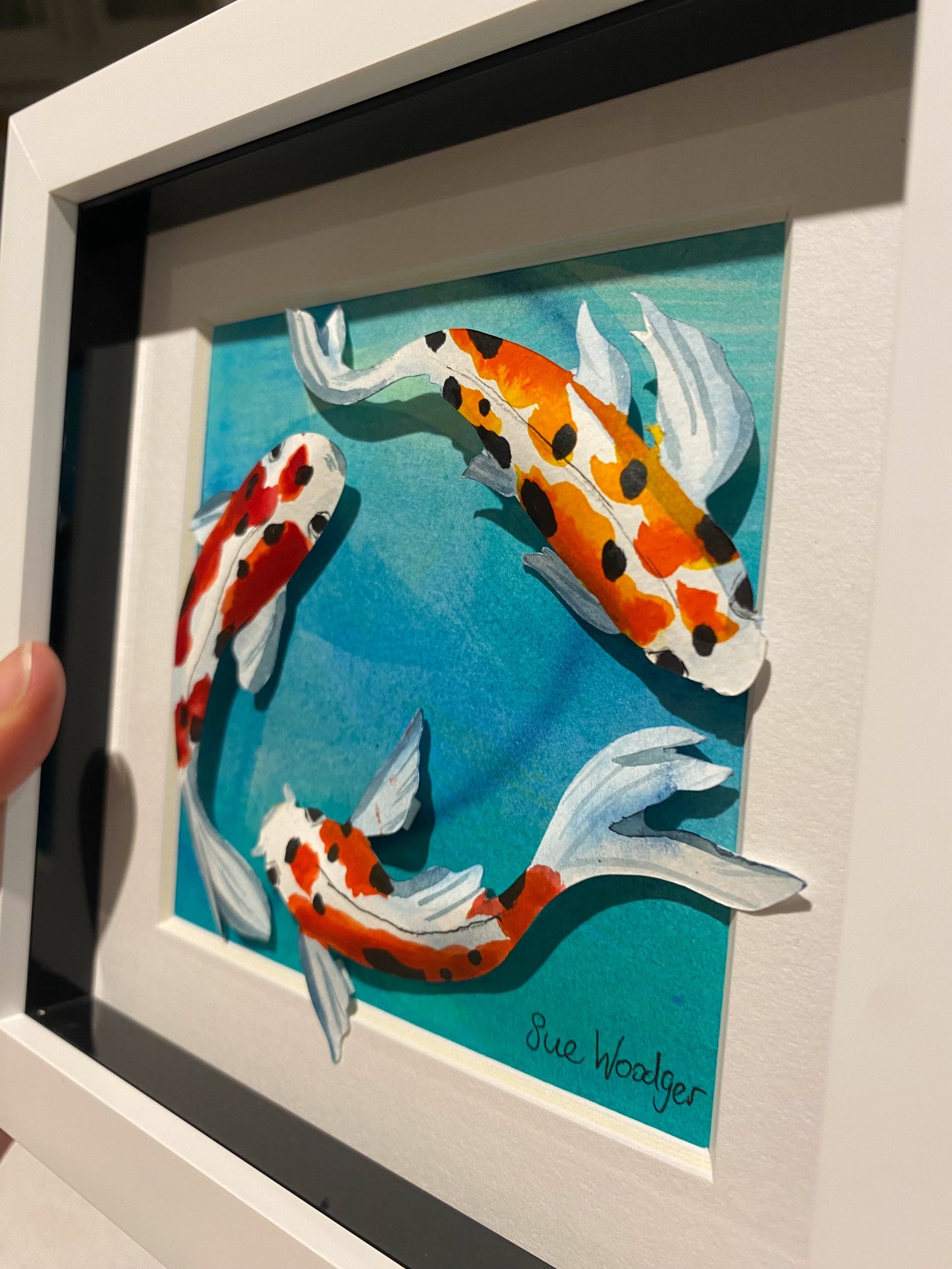 Koi Trio - small paper Koi