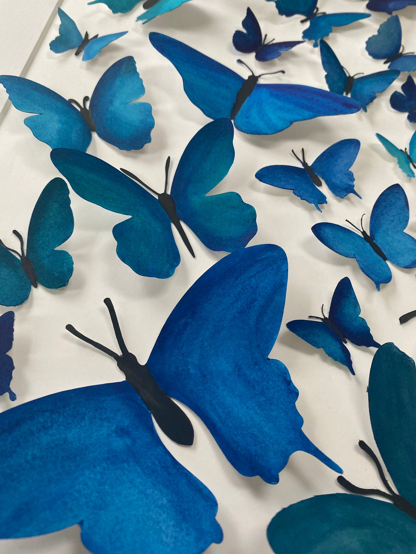 Blue Paper Butterflies - Come Fly With Me