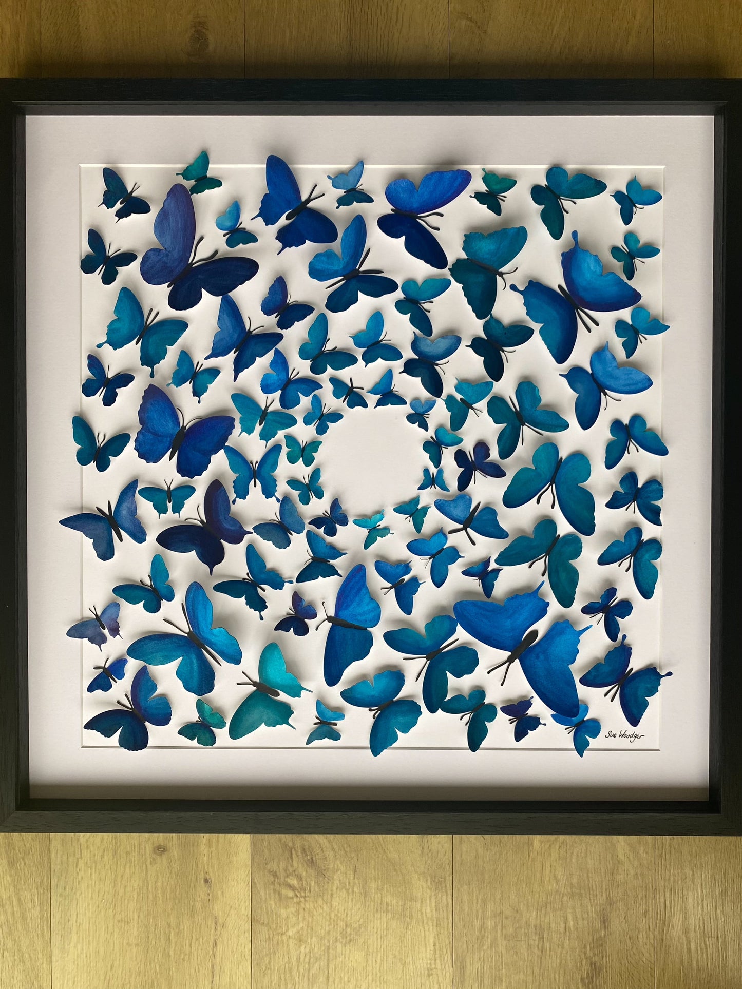 Blue Paper Butterflies - Come Fly With Me