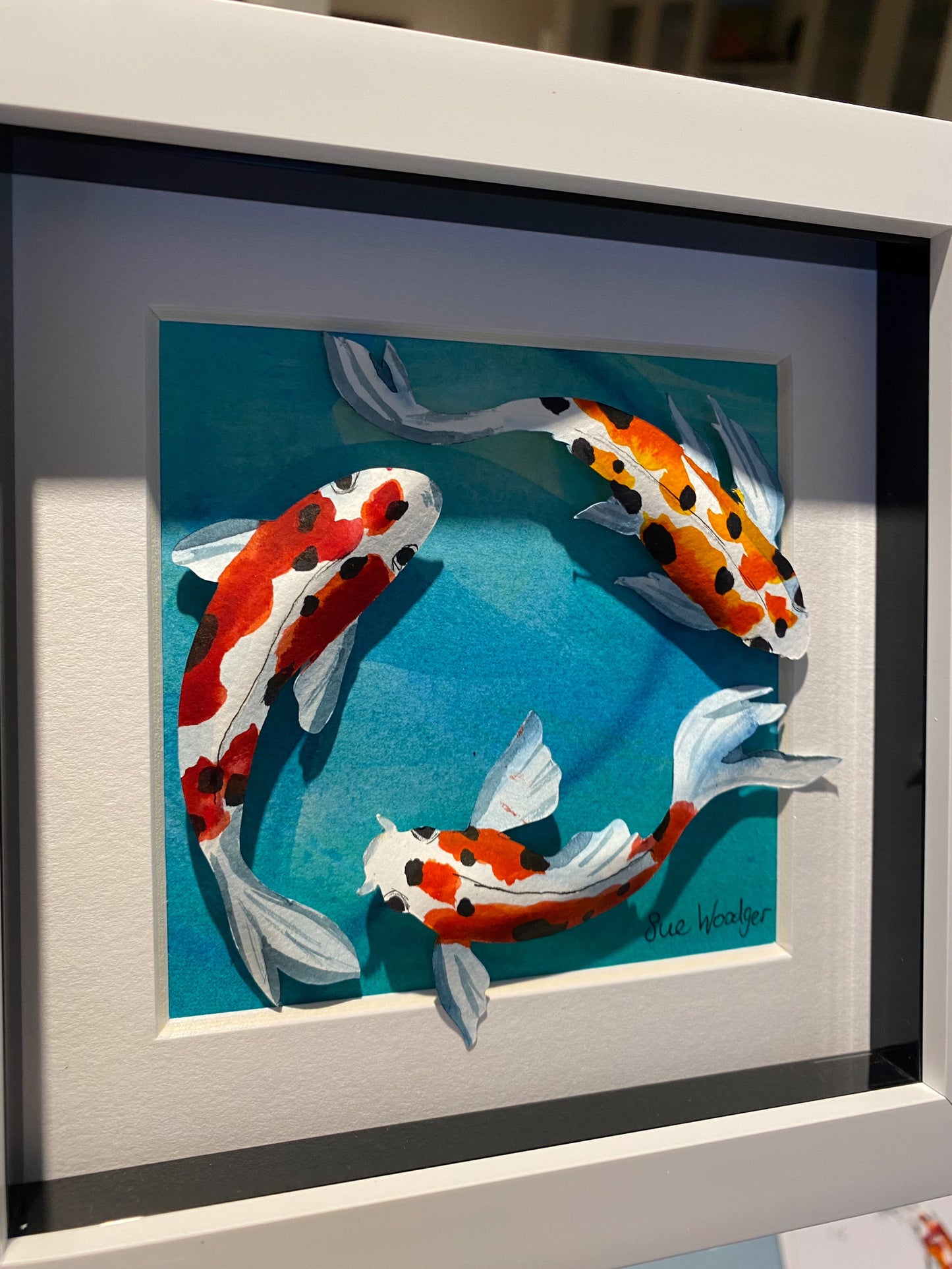Koi Trio - small paper Koi