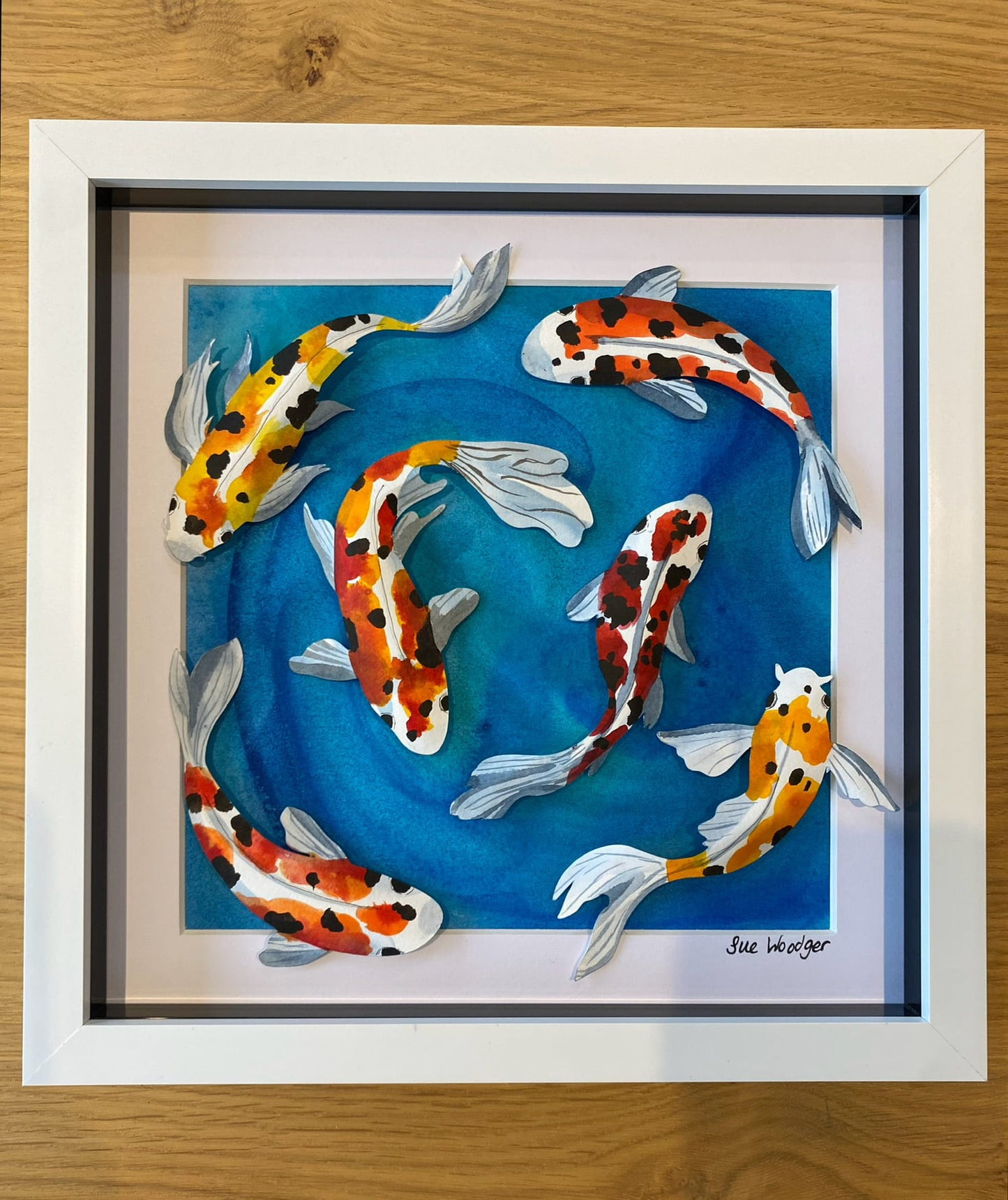 Swimming Paper Koi - medium