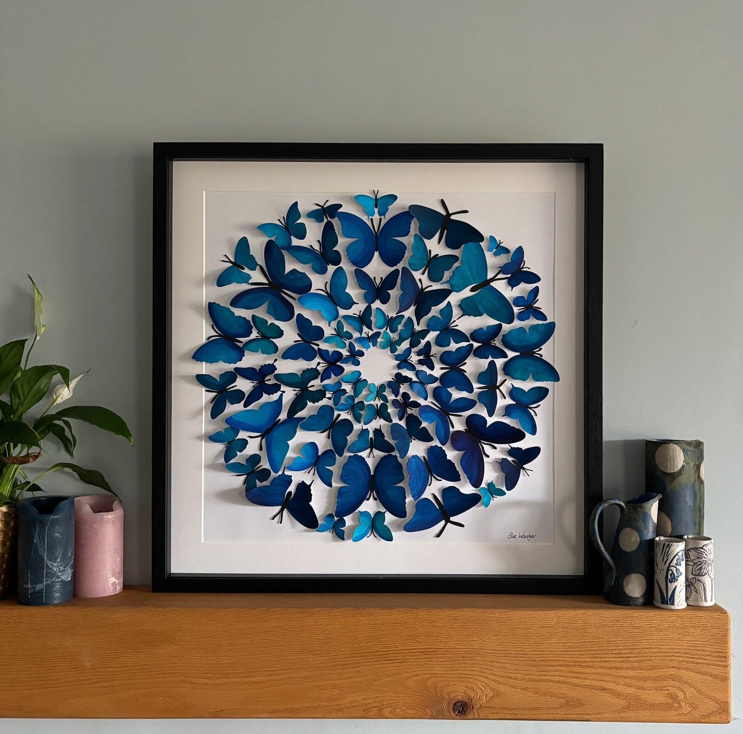 Blue Paper Butterflies - Breaking Out