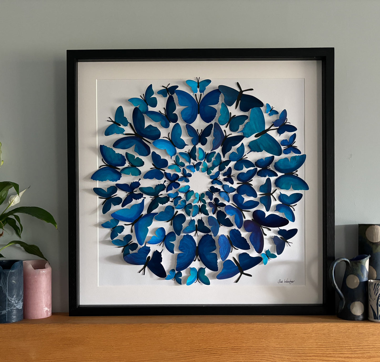 Blue Paper Butterflies - Breaking Out