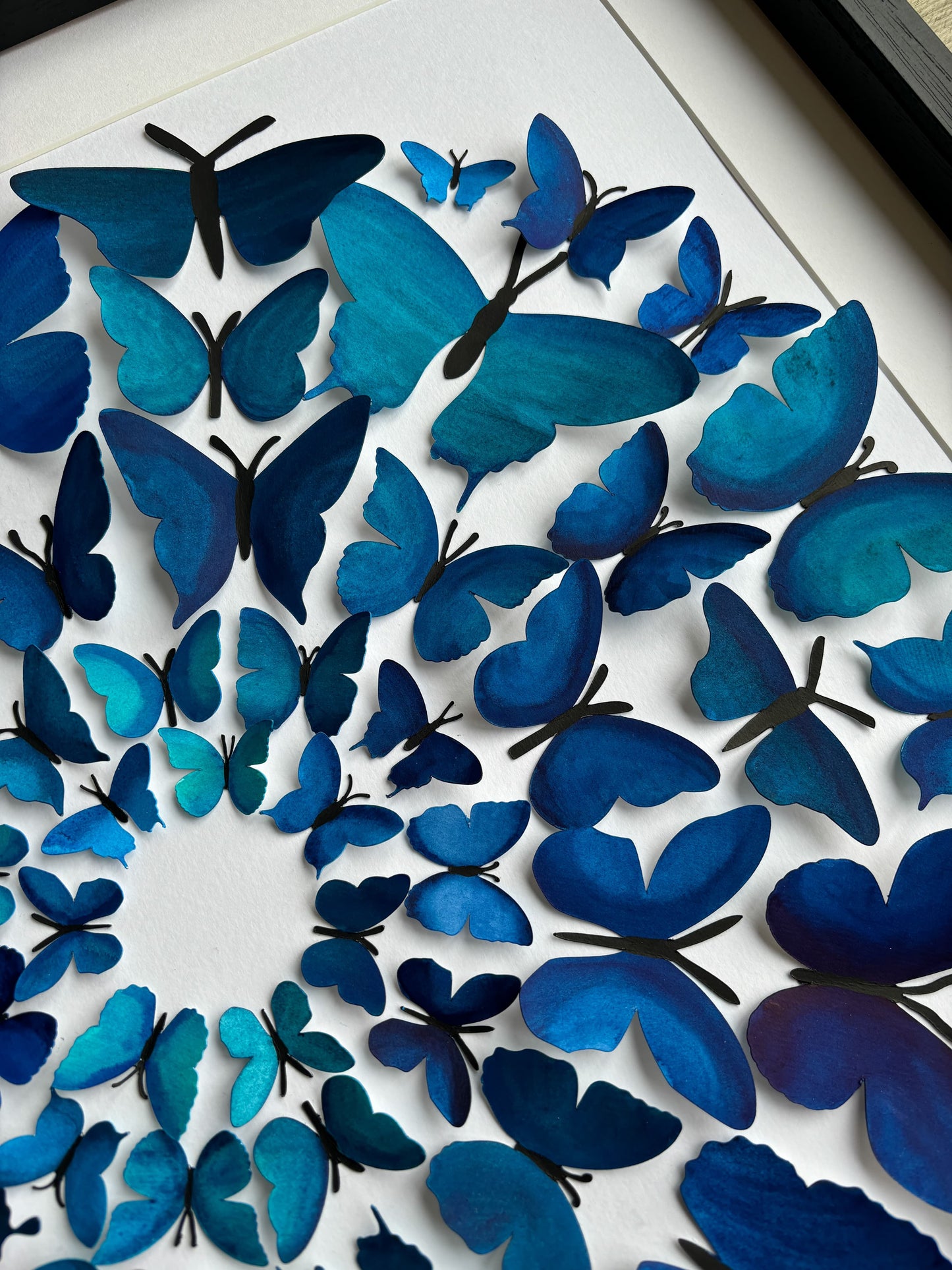 Blue Paper Butterflies - Breaking Out