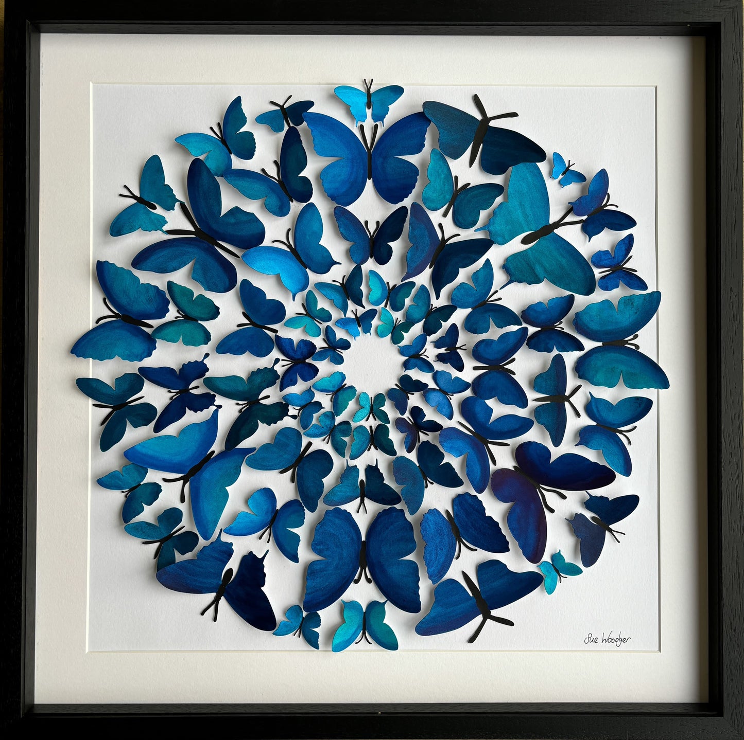 Blue Paper Butterflies - Breaking Out