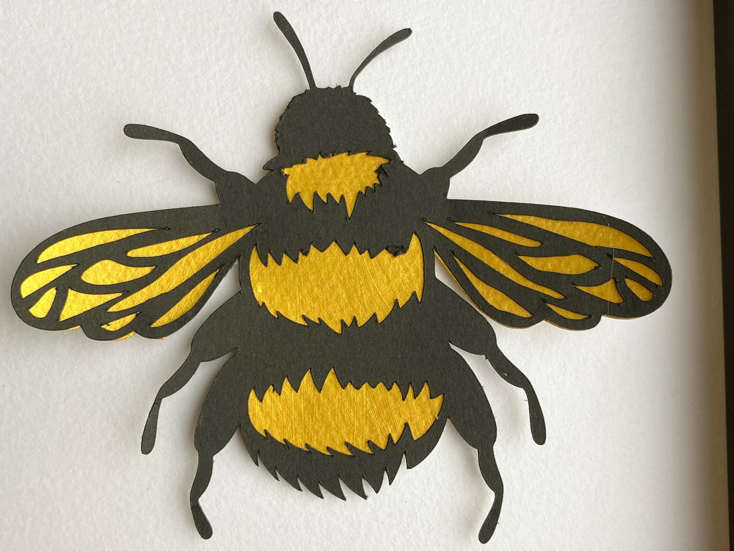 Papercut Golden Bee