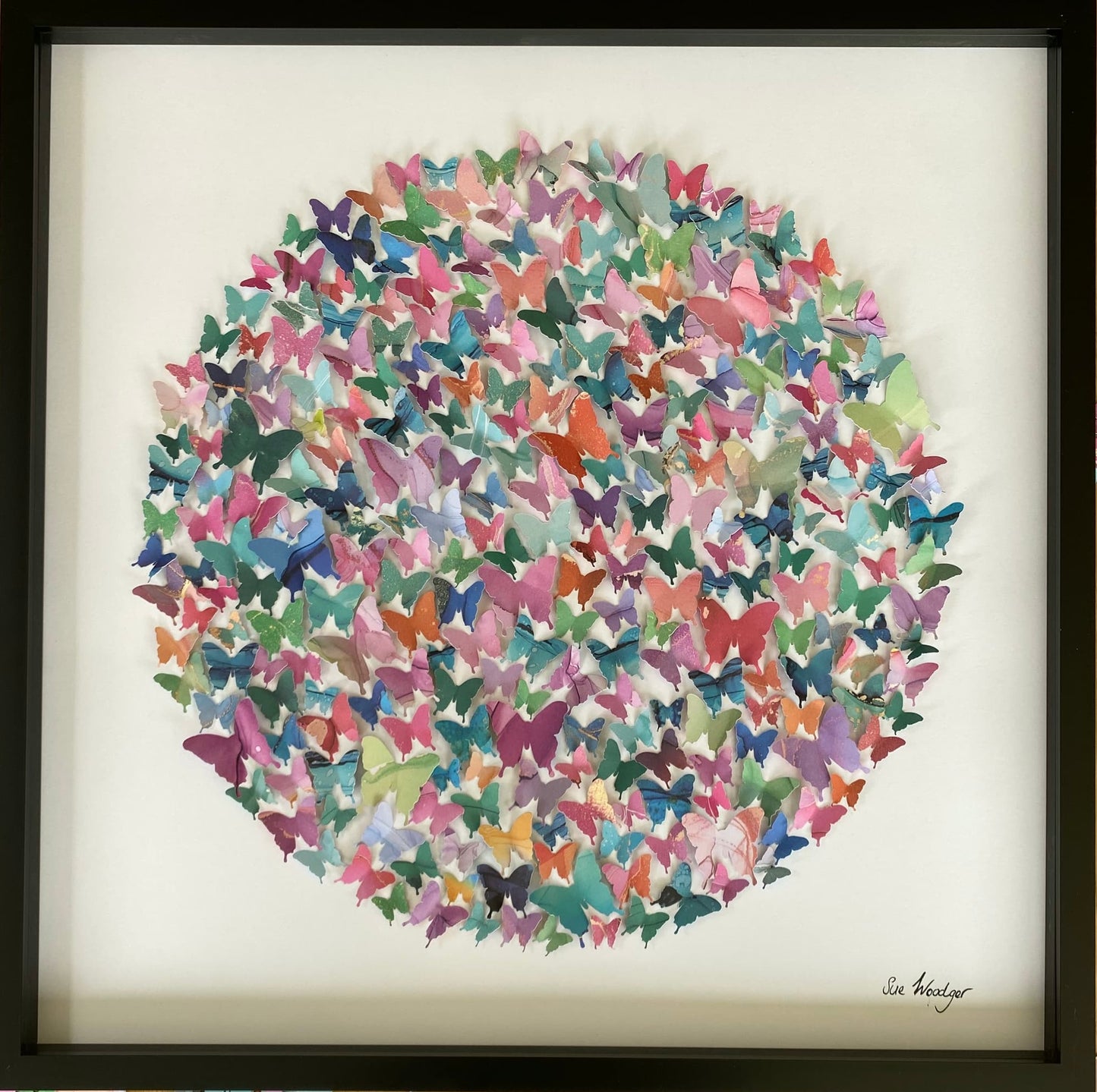 Large Paper Butterfly Circle
