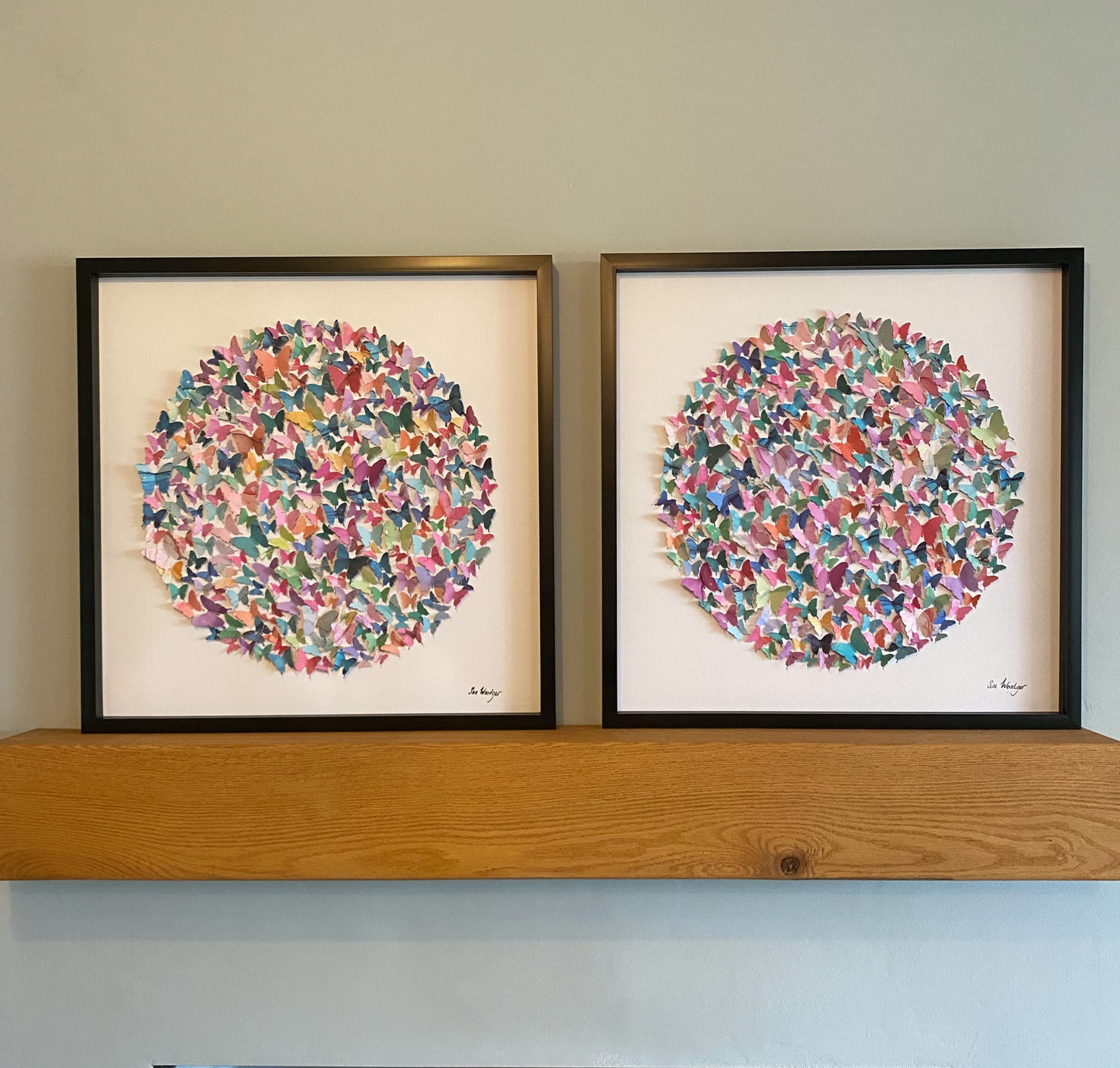 Large Paper Butterfly Circle
