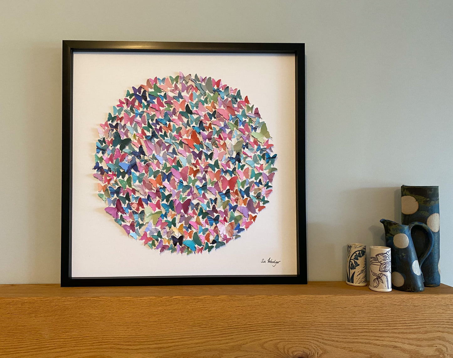 Large Paper Butterfly Circle