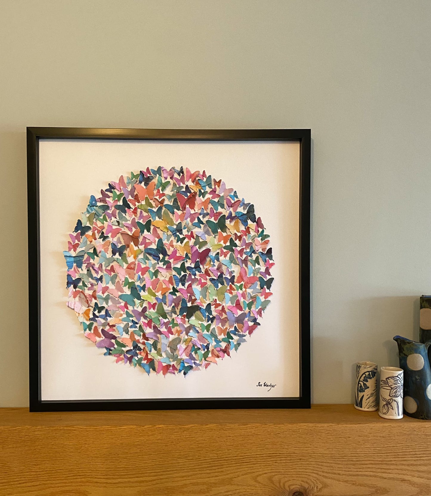 Large Paper Butterfly Circle