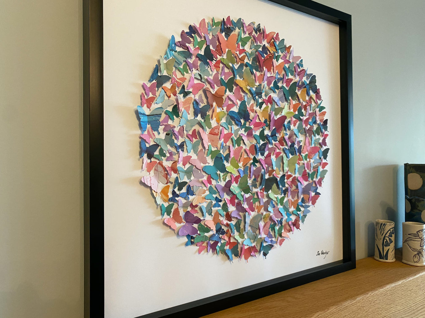 Large Paper Butterfly Circle