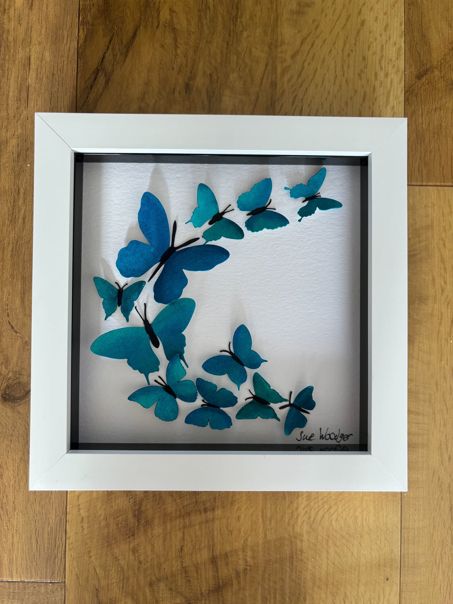 Original blue butterfly box - small