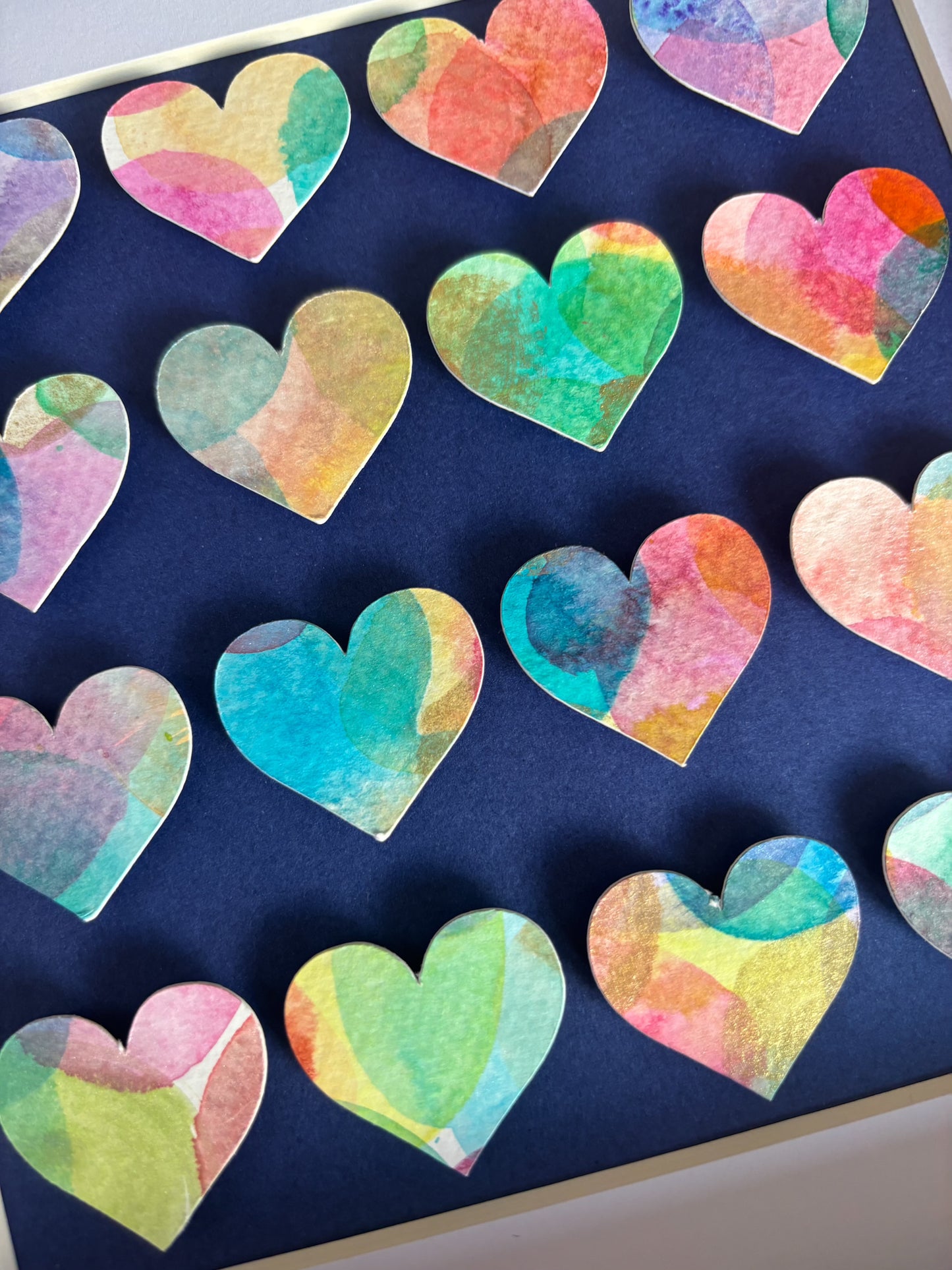 Painted Hearts - Medium