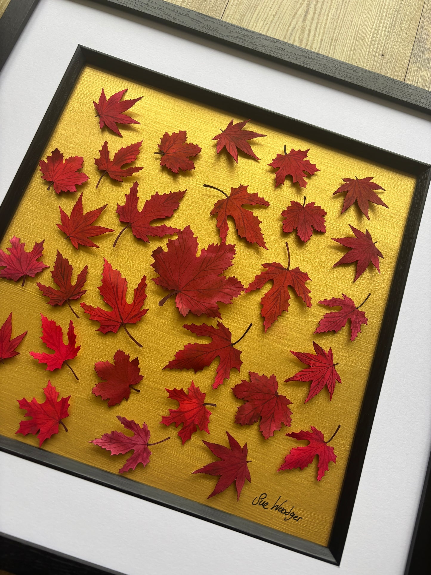 Autumnal leaf flight