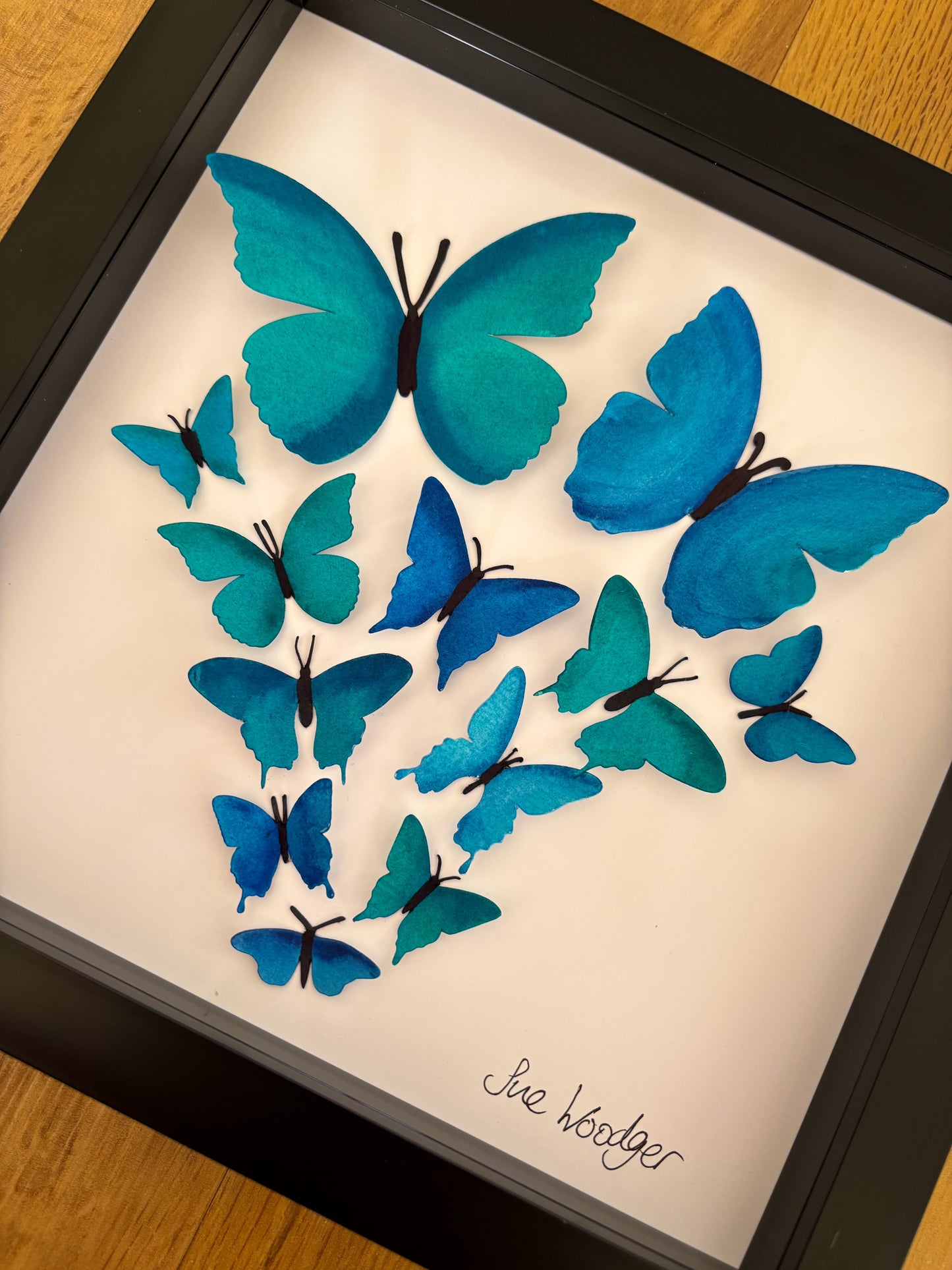 Original blue butterfly box - small