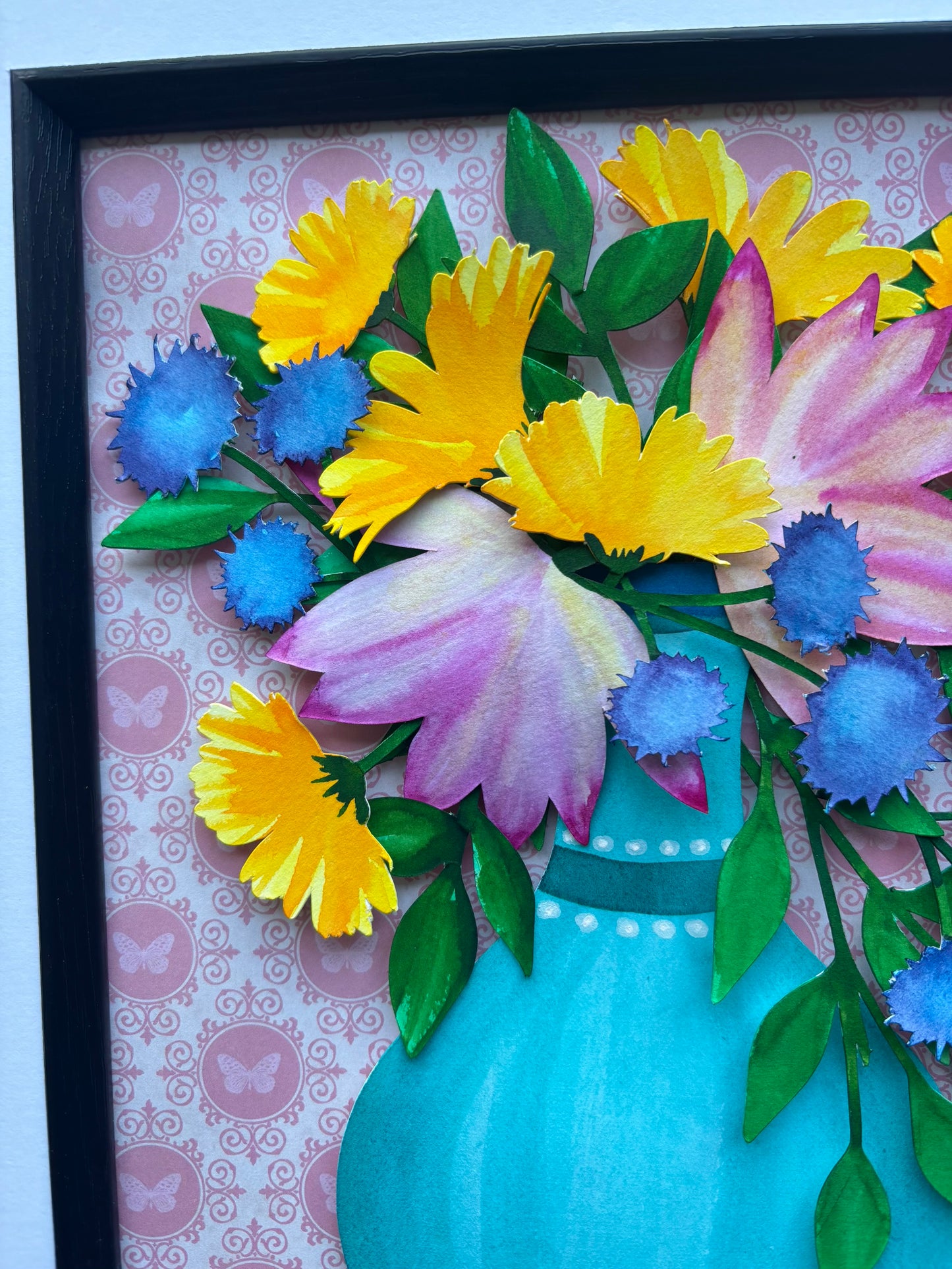 Flower Vase - floral brights