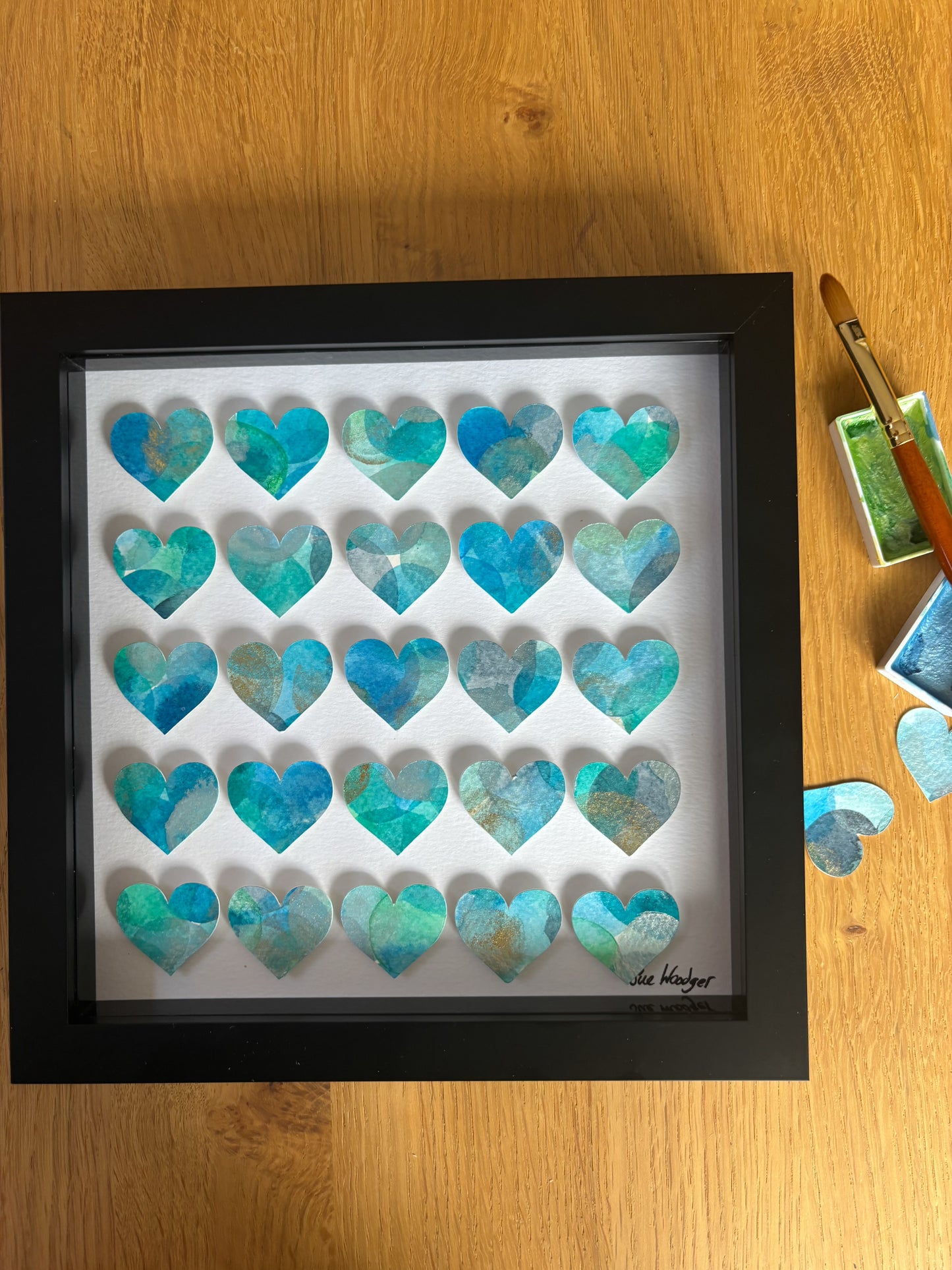 Painted Hearts - Medium