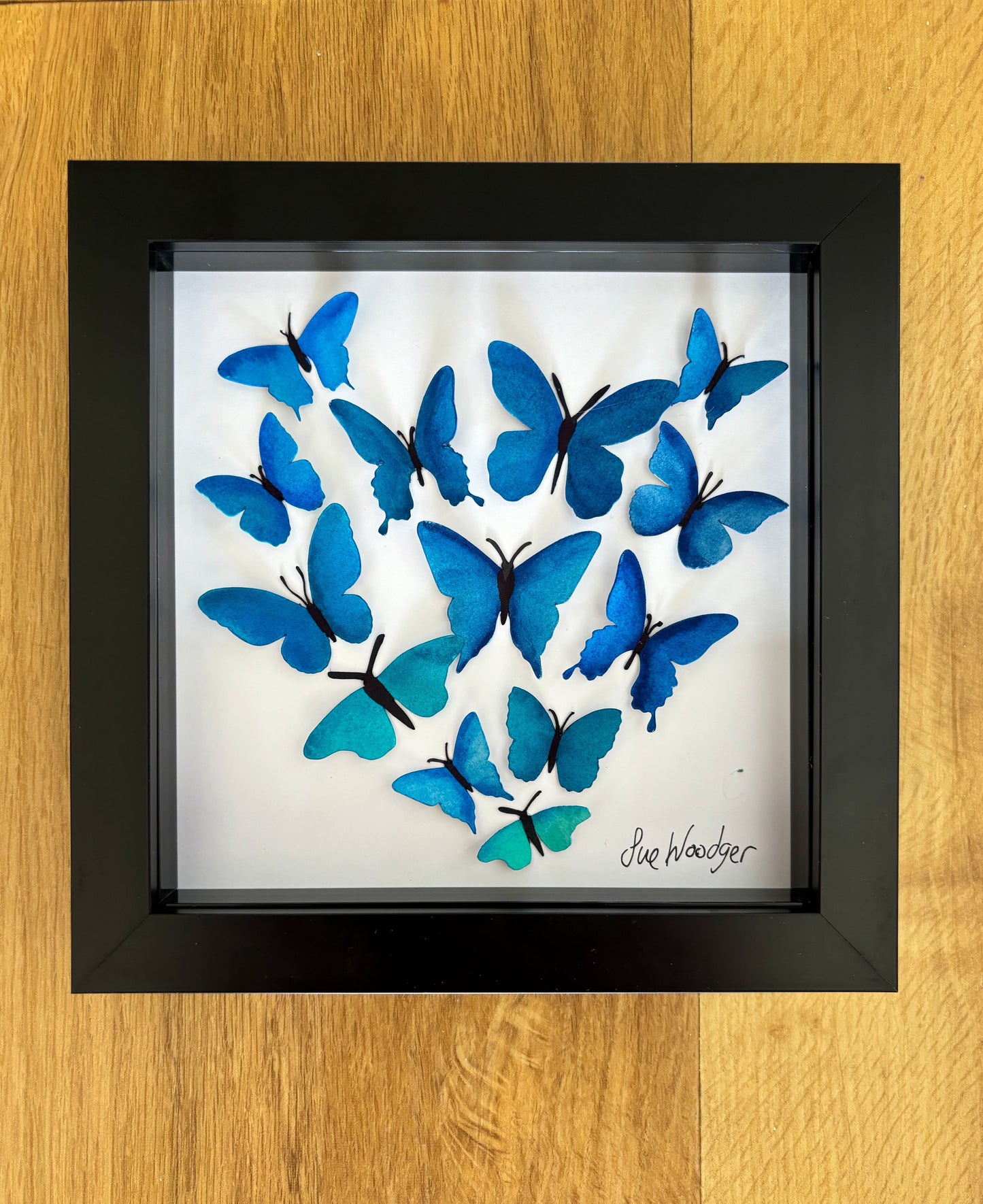 Original blue butterfly box - small