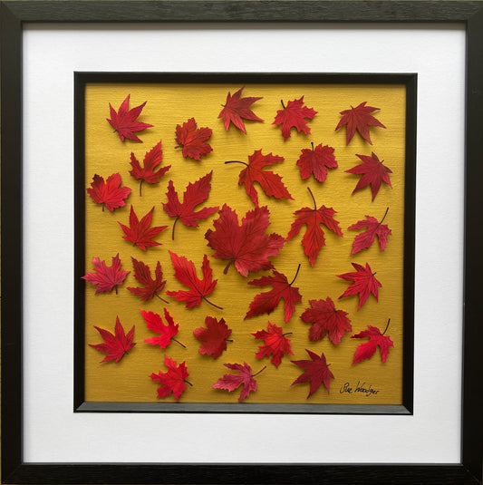 Autumnal leaf flight
