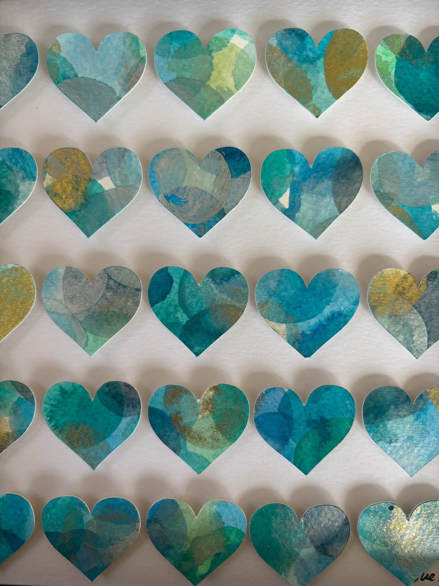 Painted Hearts - Medium