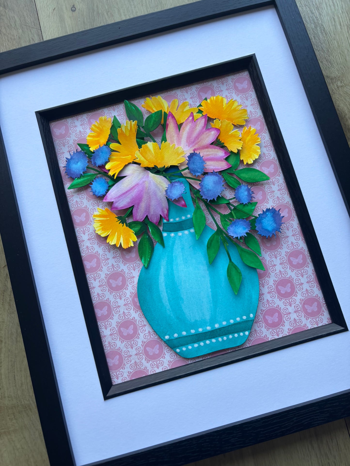 Flower Vase - floral brights