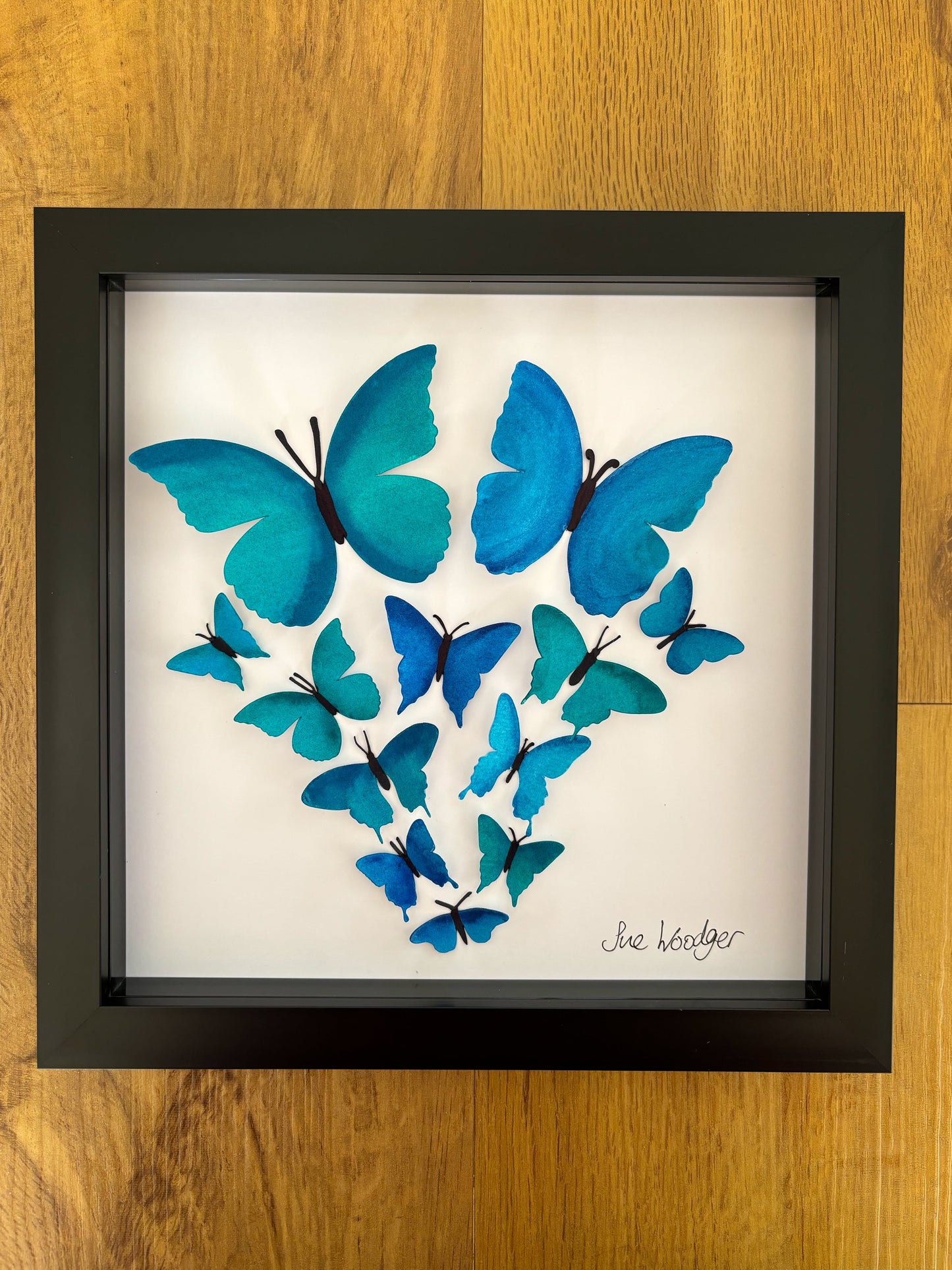 Original blue butterfly box - small