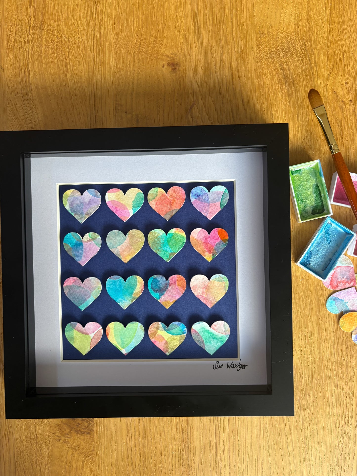 Painted Hearts - Medium