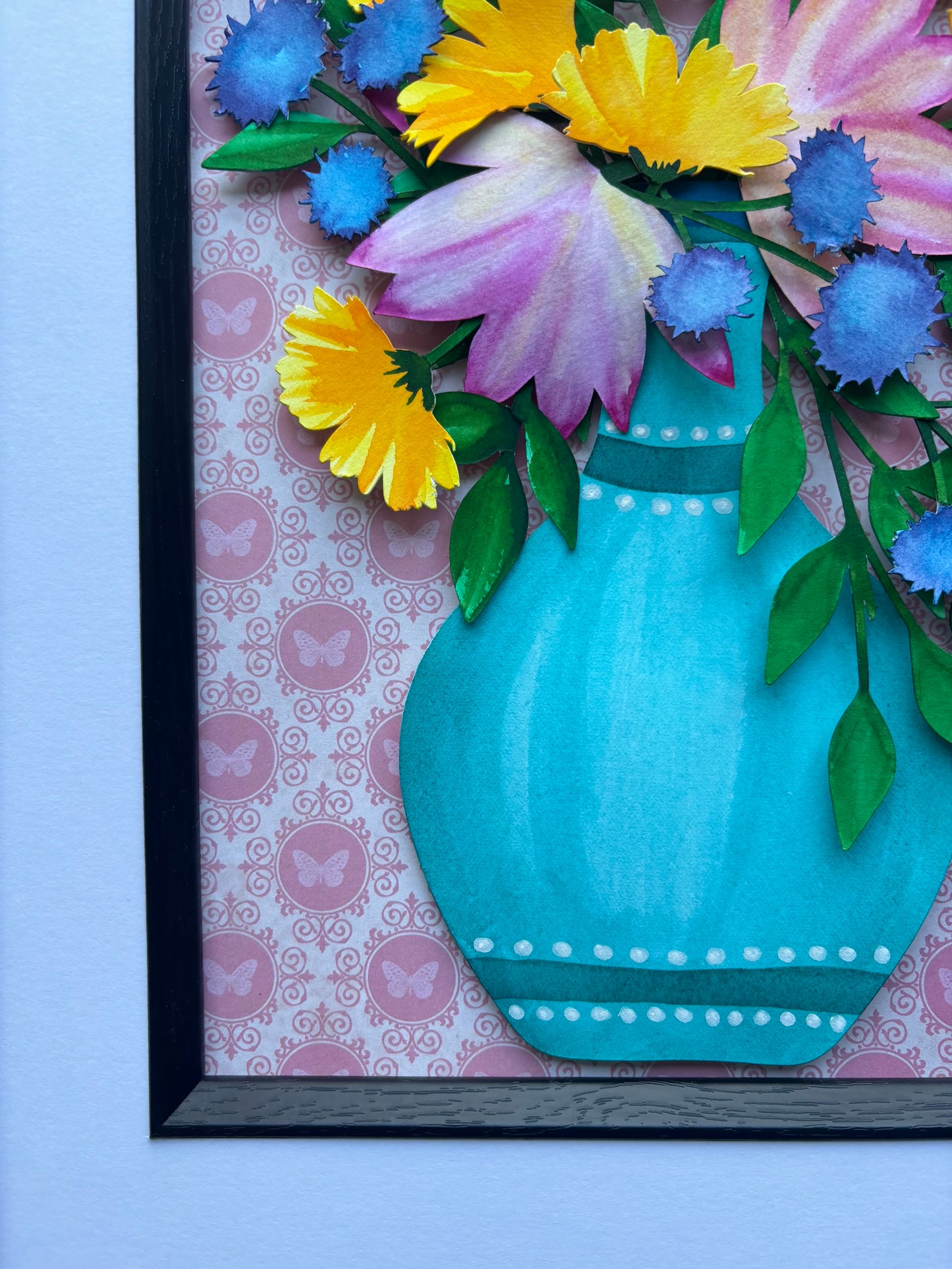 Flower Vase - floral brights