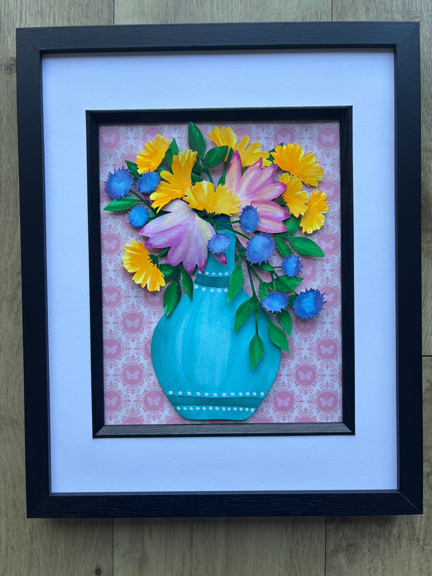 Flower Vase - floral brights