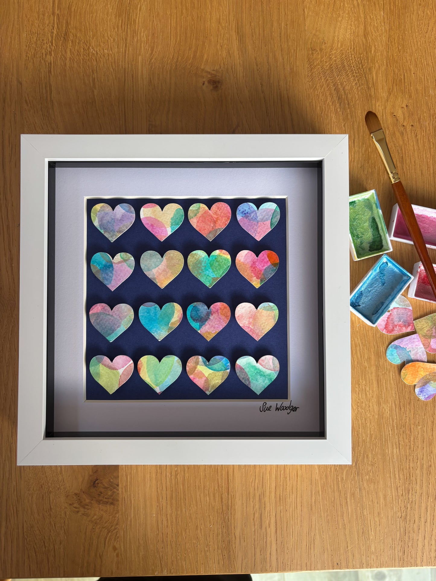 Painted Hearts - Medium