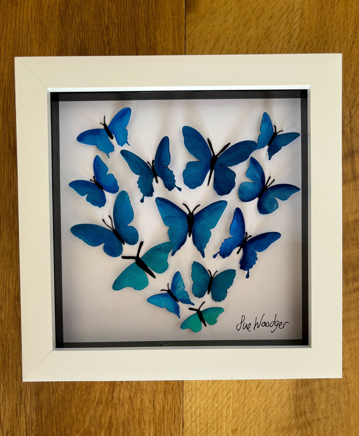 Original blue butterfly box - small