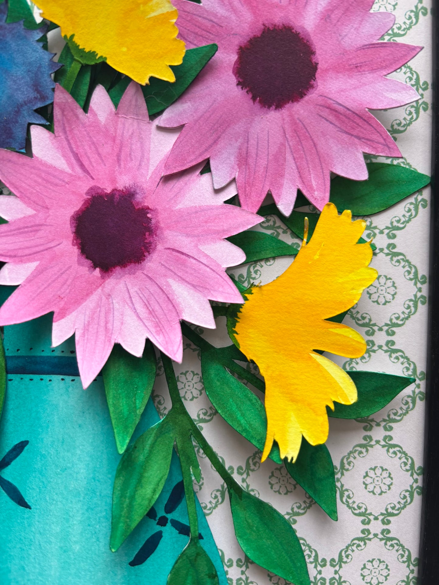 Flower Vase - Gerbras