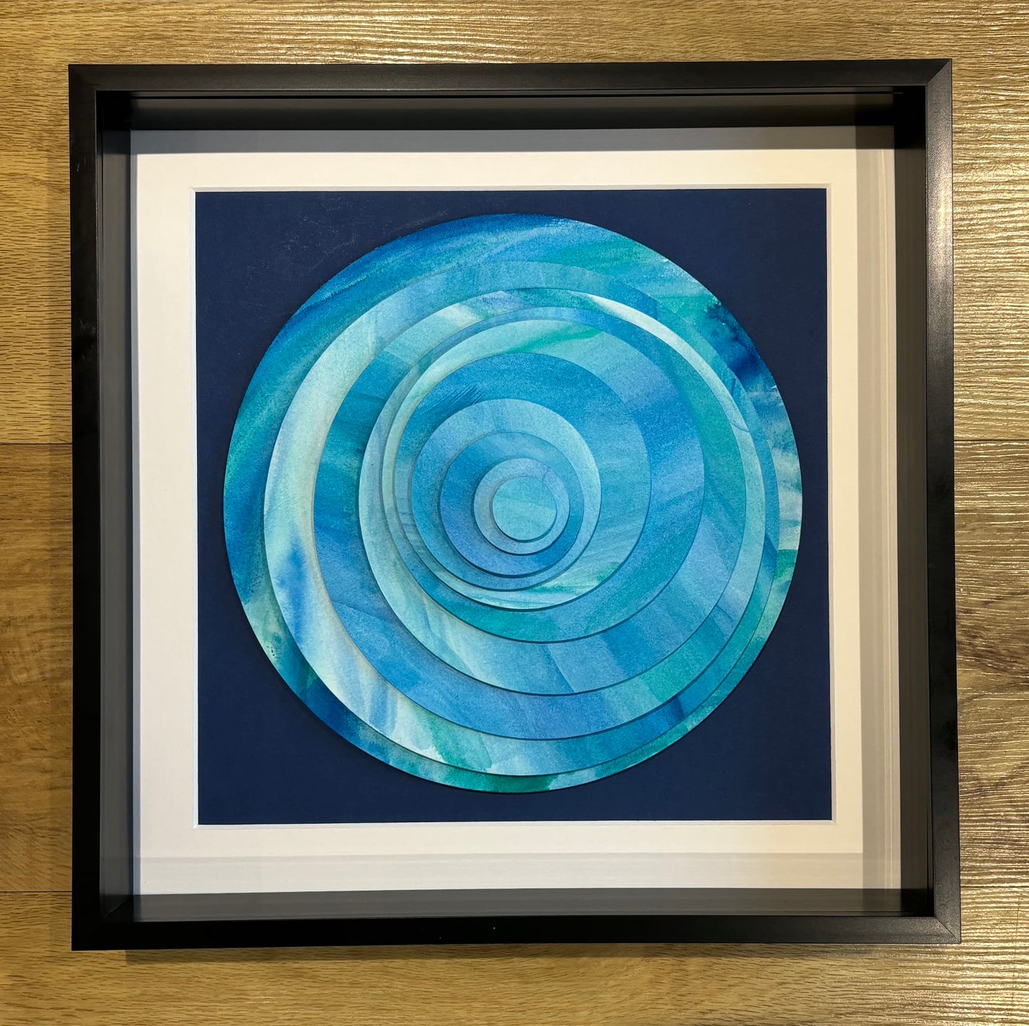 Ocean depths - swirling circles