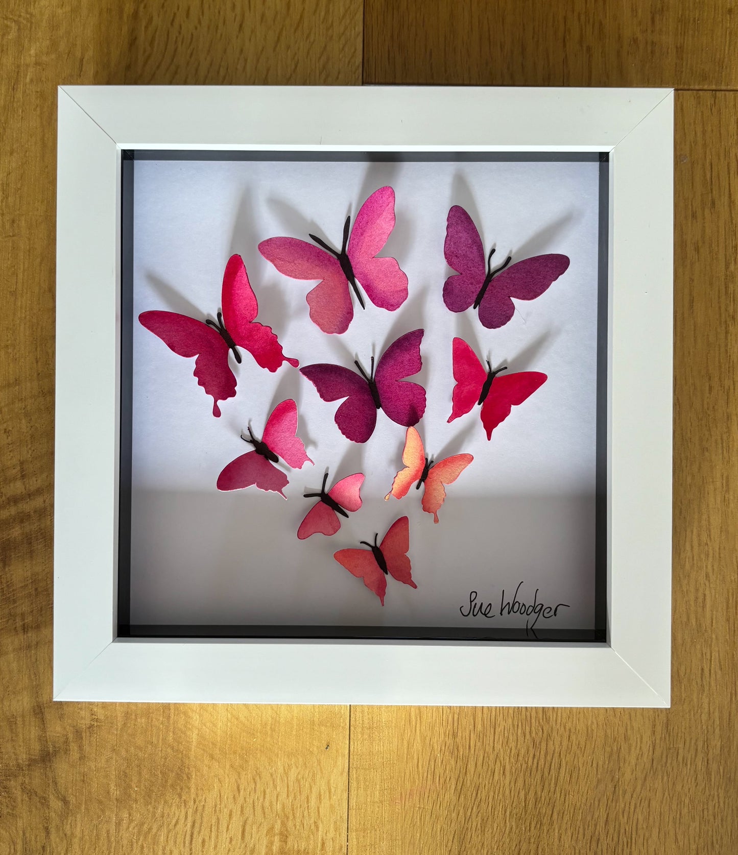 Original pink butterfly box - small