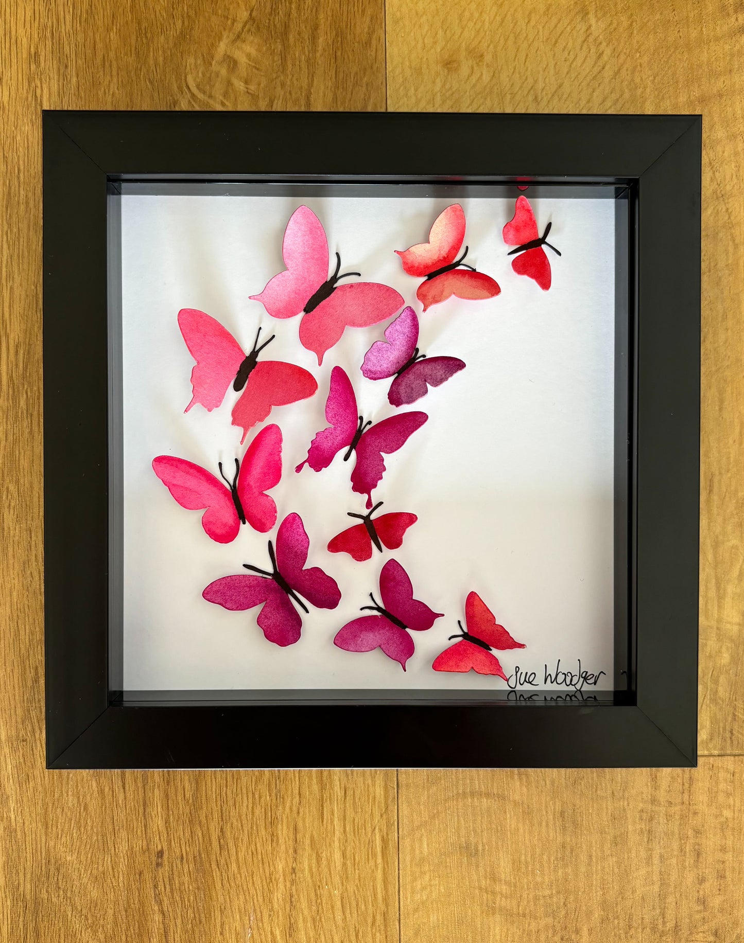 Original pink butterfly box - small