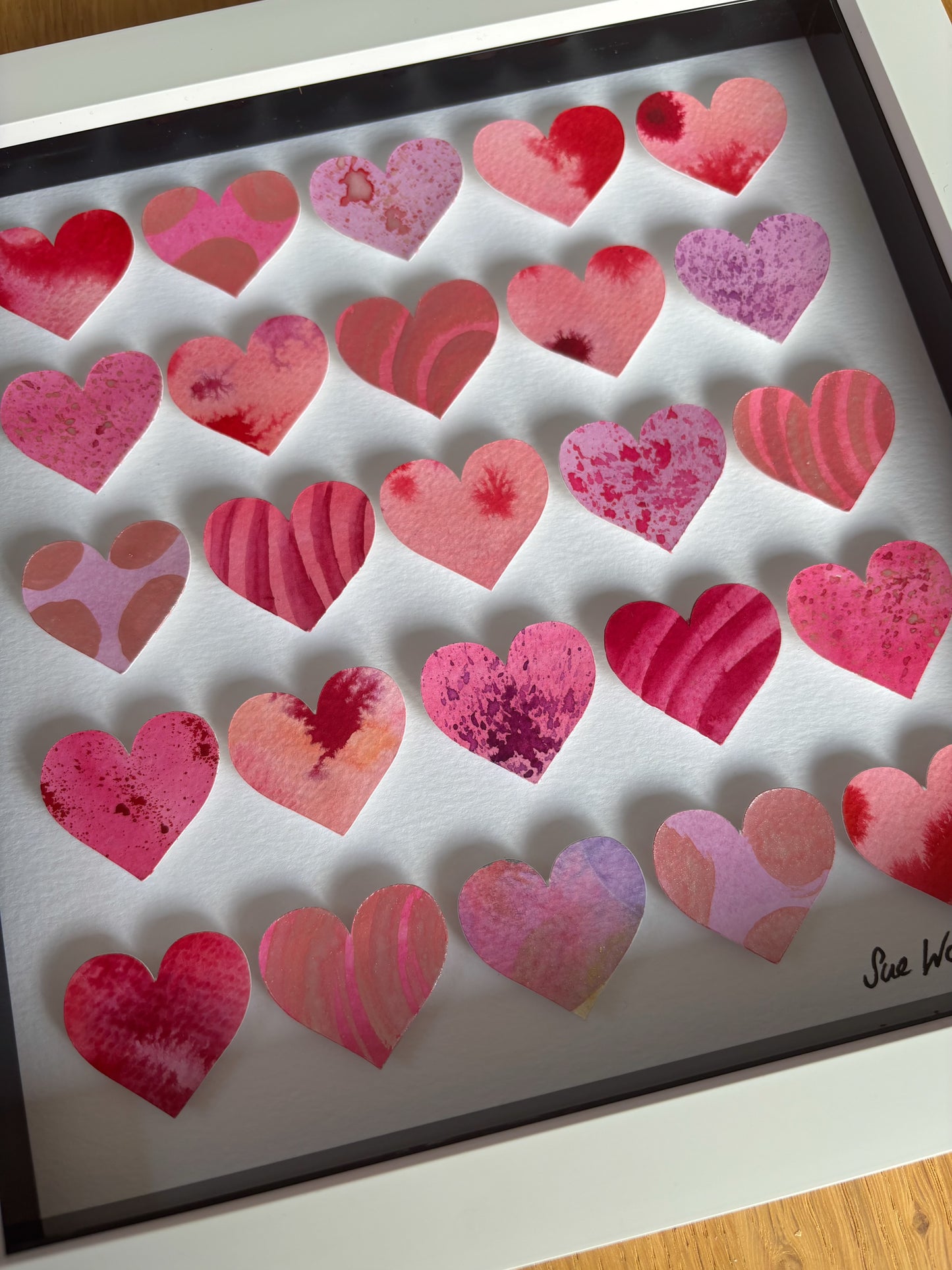 Painted Hearts - Medium