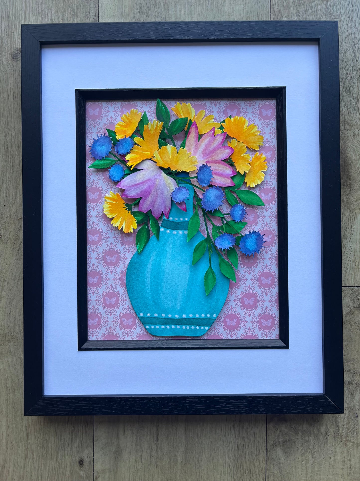 Flower Vase - floral brights