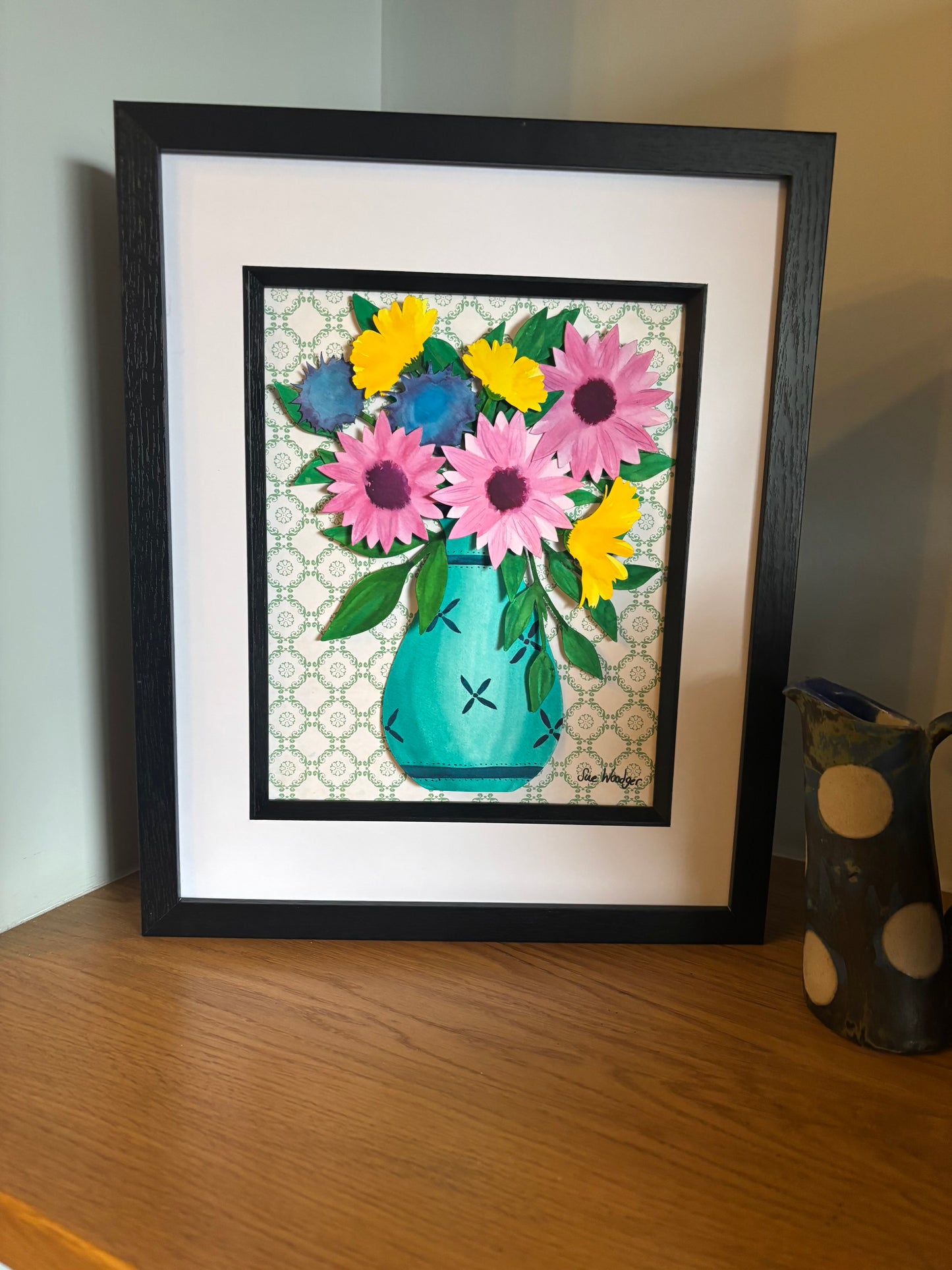 Flower Vase - Gerbras