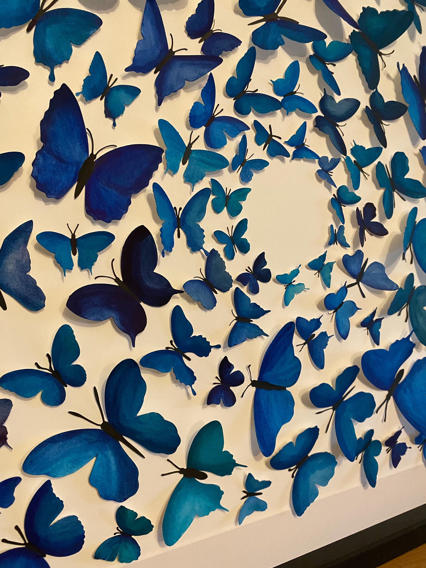 Blue Paper Butterflies -  Come Fly With Me