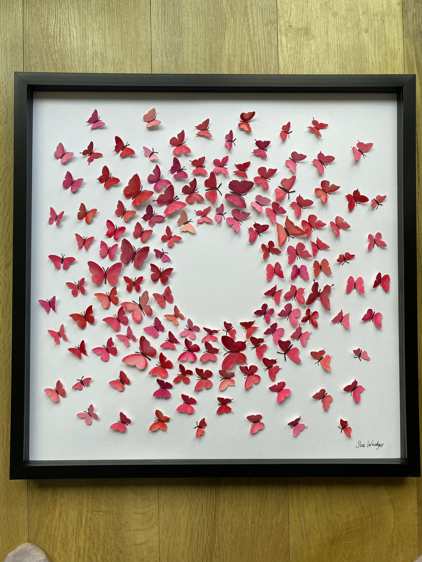 Pink Paper Butterflies -  the journey