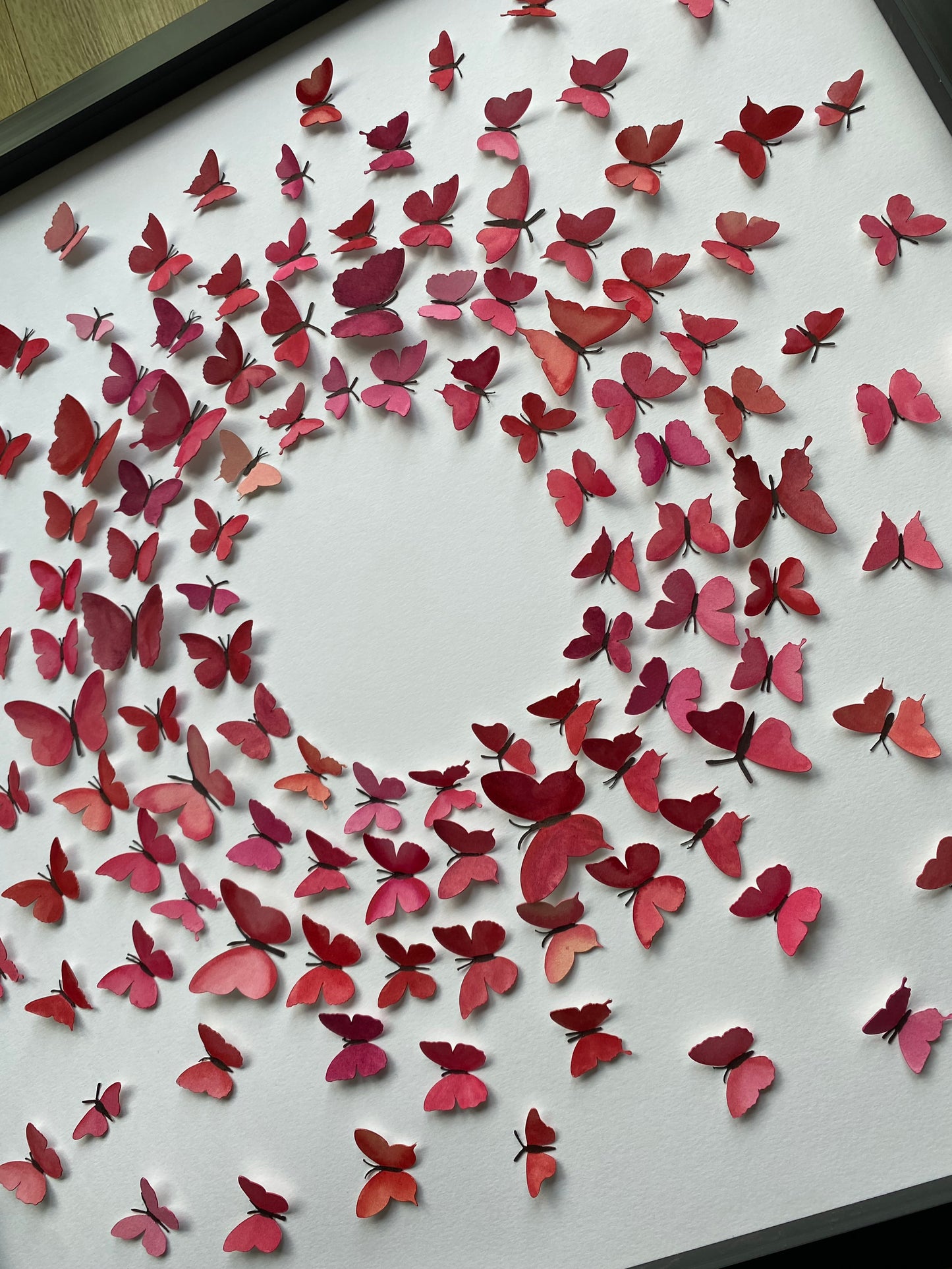 Pink Paper Butterflies -  the journey