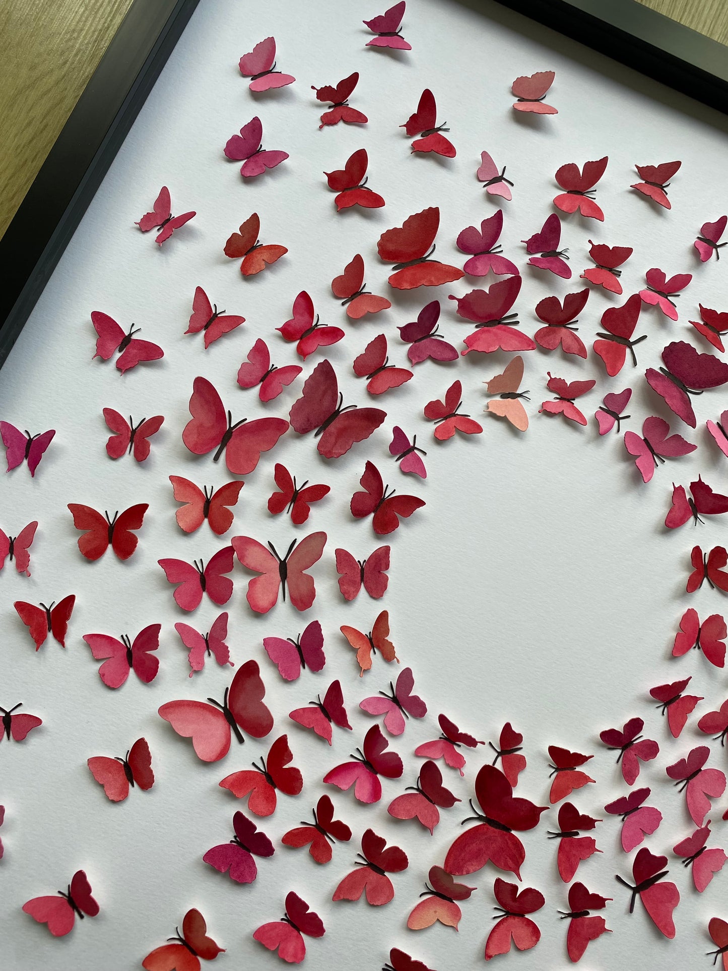 Pink Paper Butterflies -  the journey