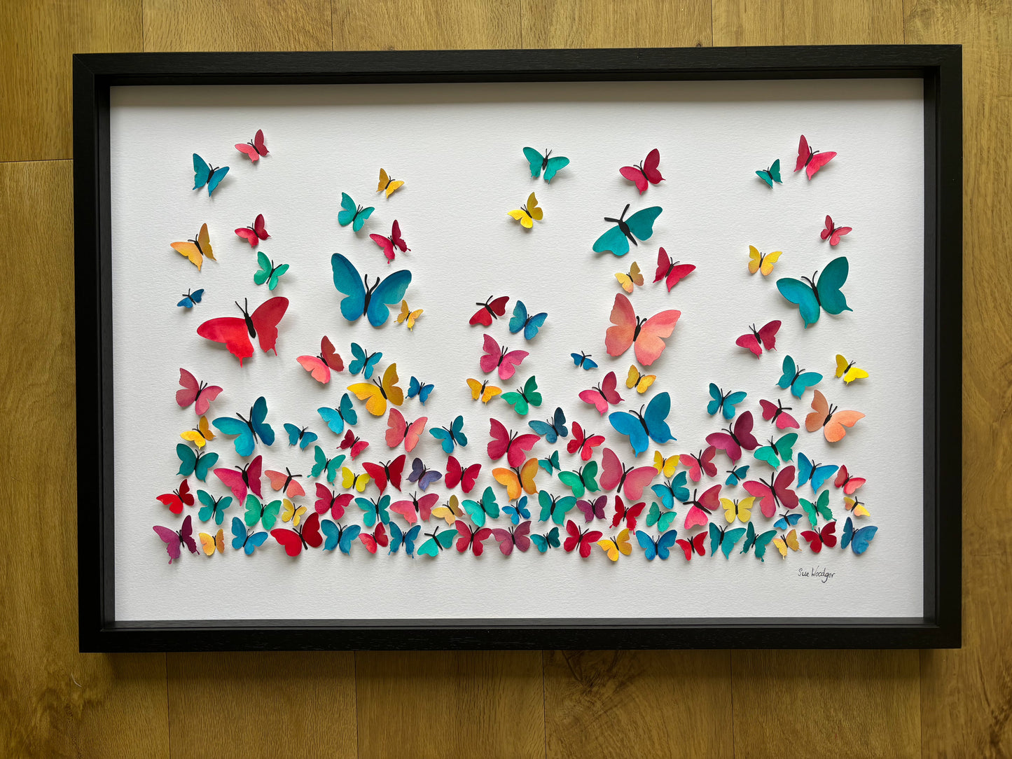 Large Butterfly Flight - Summer Brights